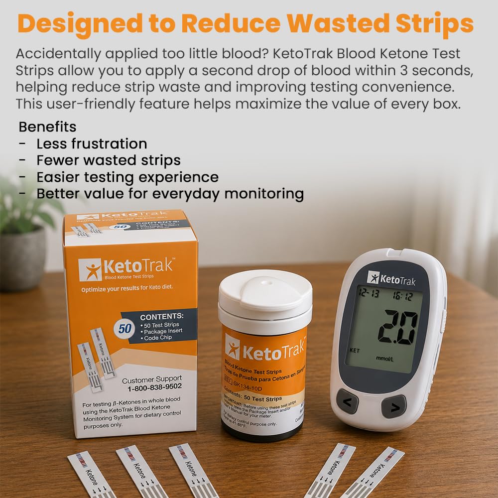 KetoTrak Ketone Test Strips - 50 Count -6