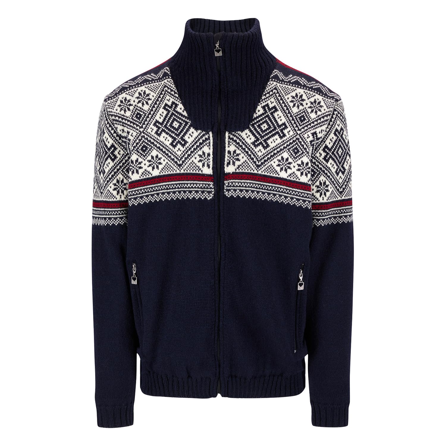 Dale of Norway Hardanger Men’s Cardigan Sweater with Zipper - Weatherproof