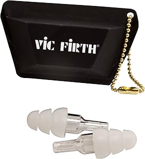 Vic Firth VICEARPLUG High-Fidelity Hearing Protection- Large Size (White)