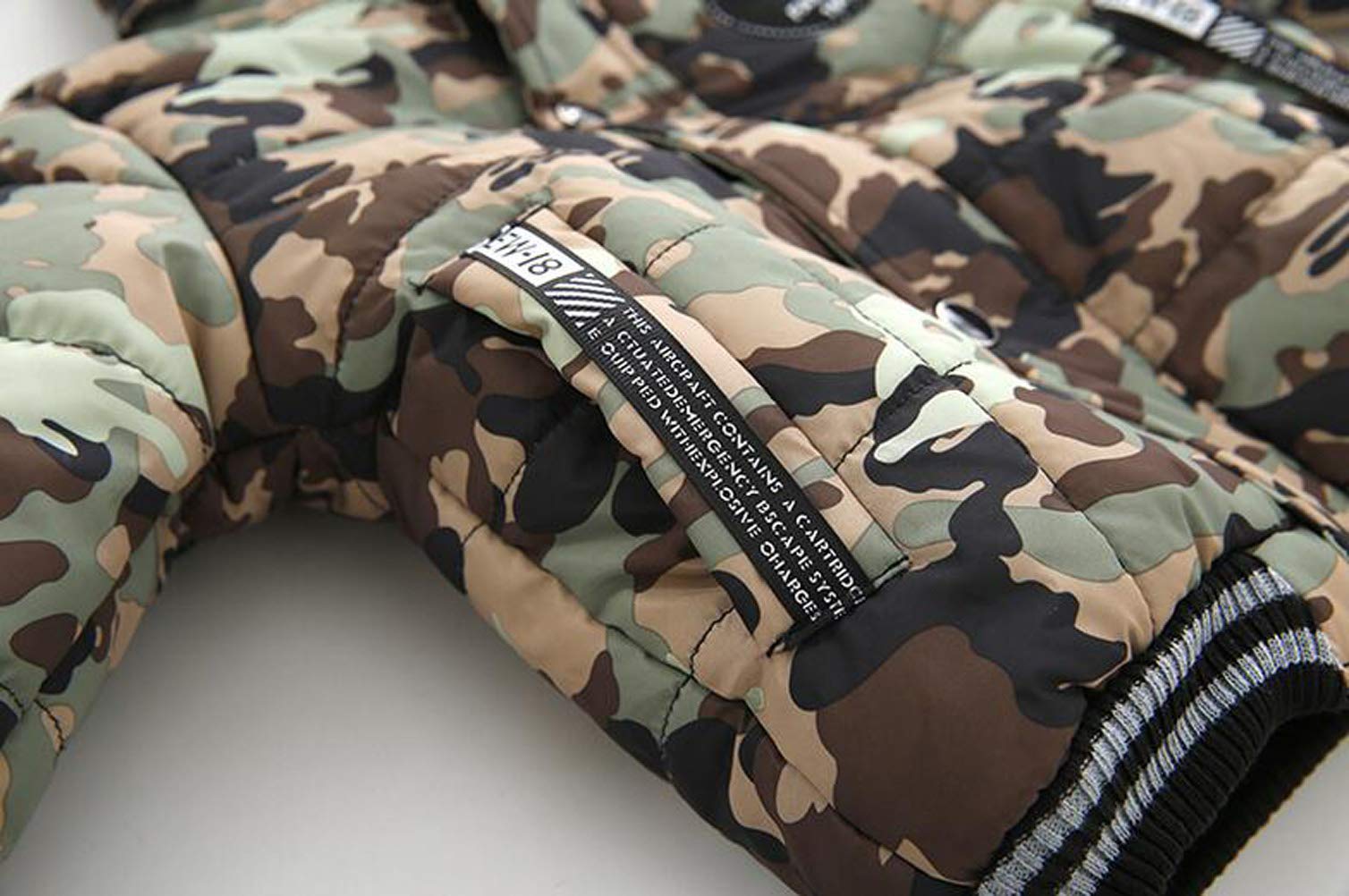 Abrigo de invierno para niño, chaqueta de plumón con capucha, para niño, niño, niño, con capucha, deportivo, para bebé, esquí, cálido, acolchado, invierno, chaqueta de 1 a 7 años