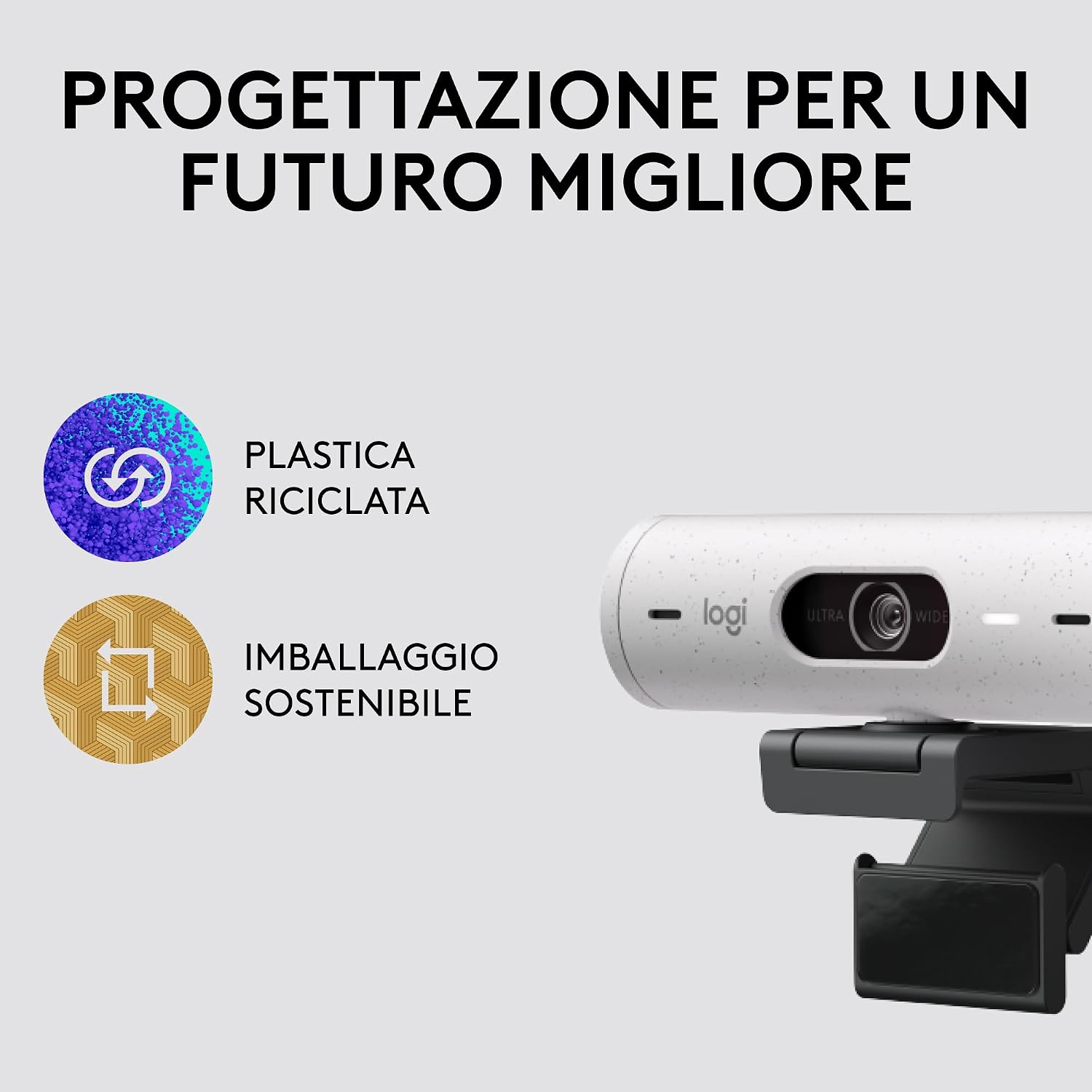 Brio 500 Webcam Full HD Correzione Luce - Webcam - Immagine 5
