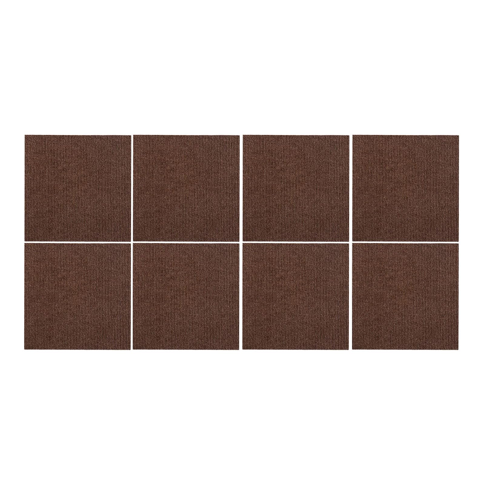 Dalles de Moquette, Dalles de Moquette pour la Maison 12 x 12 Pouces, sans Couture, Auto-adhésives, antidérapantes, pelables et adhésives, résistantes à l'usure