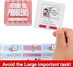 Mattel Games Sarah's Scribbles Game, Future Me Problems Card Game Includes 2 Decks of Cards, for 2-4 Players, Family and Game Nights