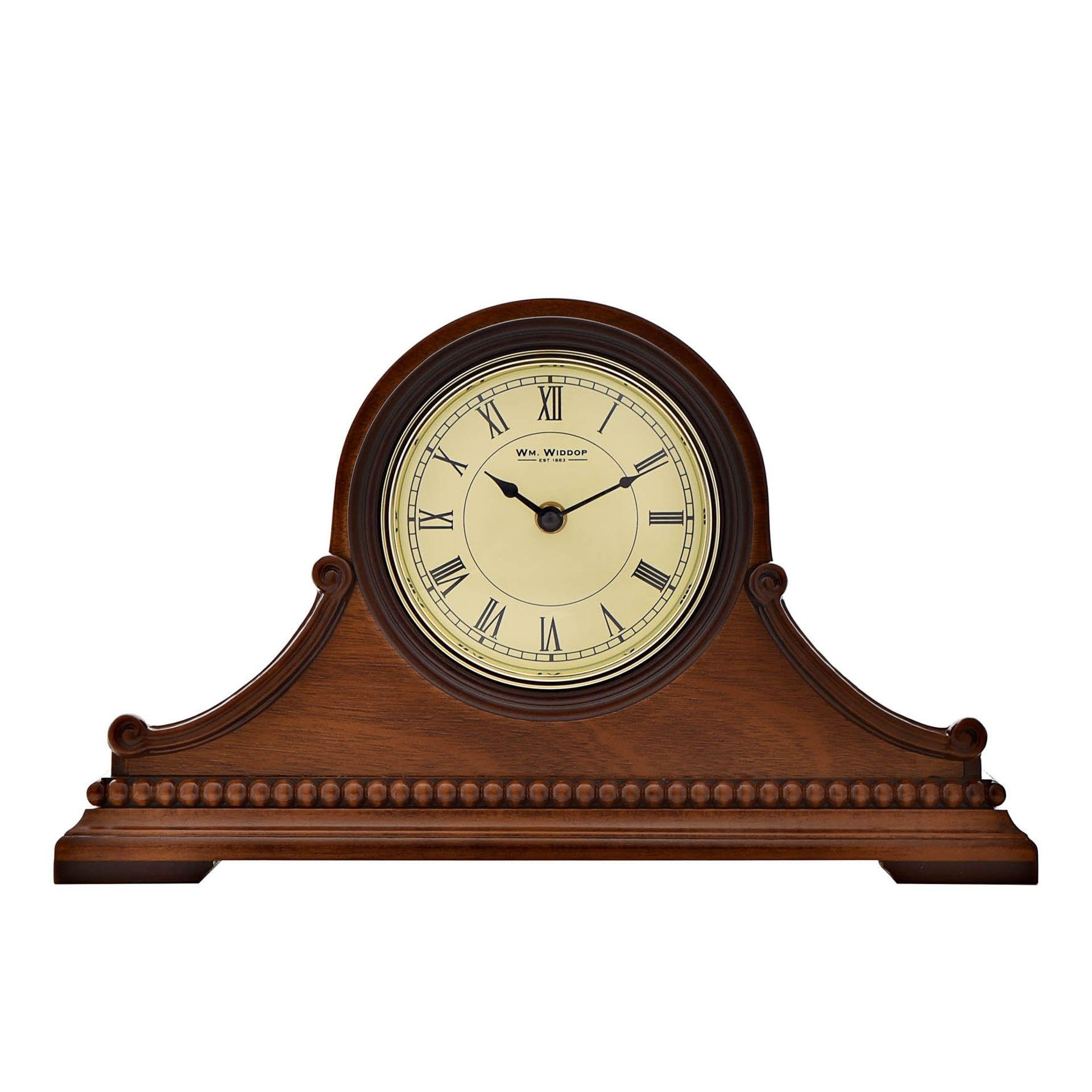 Widdop WILLIAM Wooden Napoleon Mantel Clock