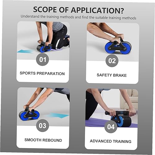 Miniatura 6 de Ab Roller Wheel Abdominal Muscle Trainer Exercise Roller for Home Gym Core Strengthening Stability Fitness Equipment