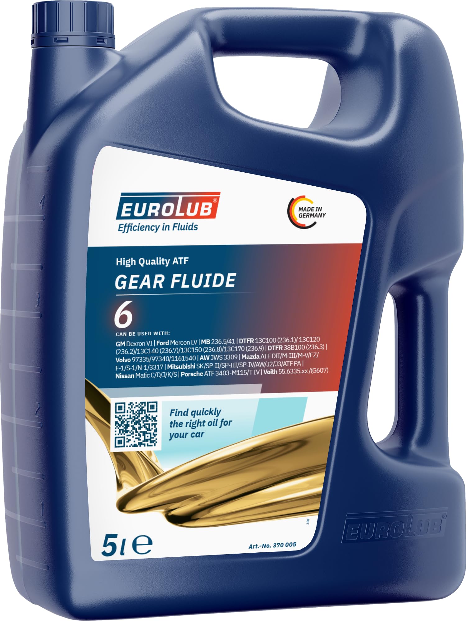 EUROLUB GEAR FLUIDE 6 Getriebeöl, 5 Liter