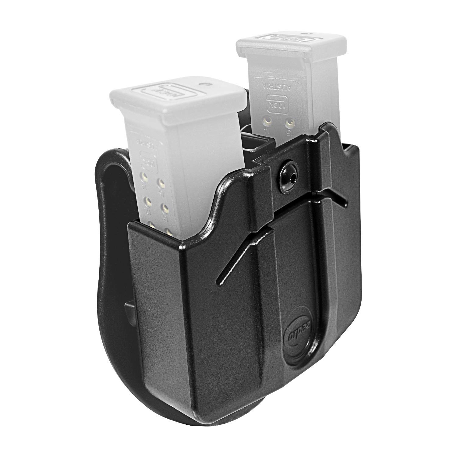 Orpaz Dual Mag Pouch For Glock – Holds 2 Double-Stack 9mm Magazines (Polymer) - View #7