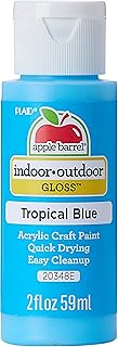 Apple Barrel Gloss Acrylic Paint in Assorted Colors (2-Ounce), 20348 Tropical Blue