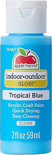 Gloss Acrylic Paint in Assorted Colors (2-Ounce), 20348 Tropical Blue