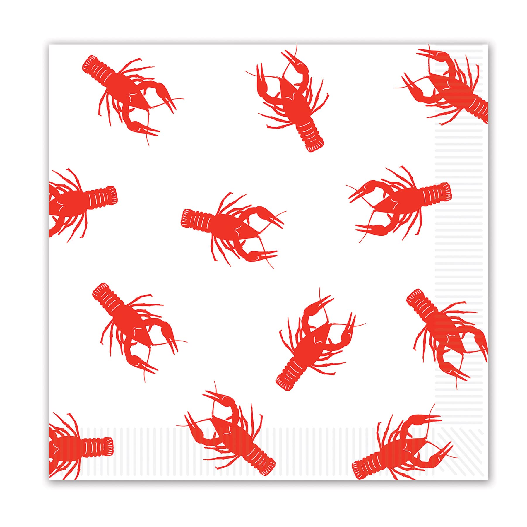 Crawfish Luncheon Napkins (2-Ply) (16/Pkg)