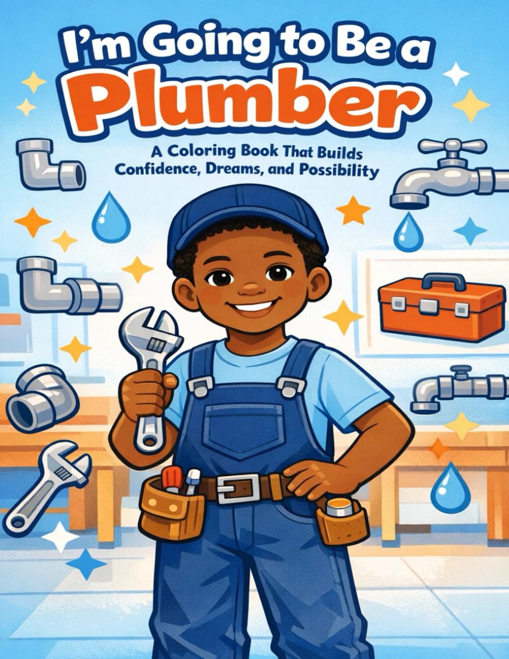I’m Going to Be a Plumber: A Coloring Book That Builds Confidence, Dreams, and Possibility