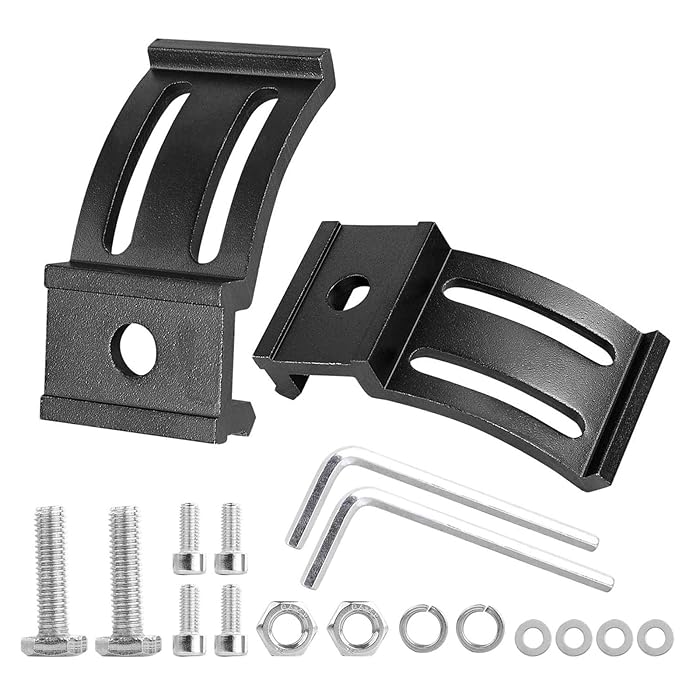 Buy LED Light Bar Mounting Brackets, LTEODCHEW 2 Sets Adjustable
