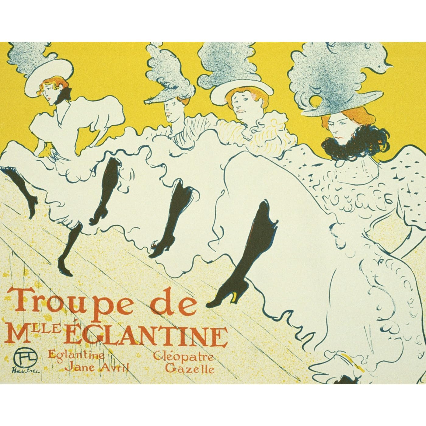 Impression giclée Troupe de Mlleeglantine charme rétro poétique