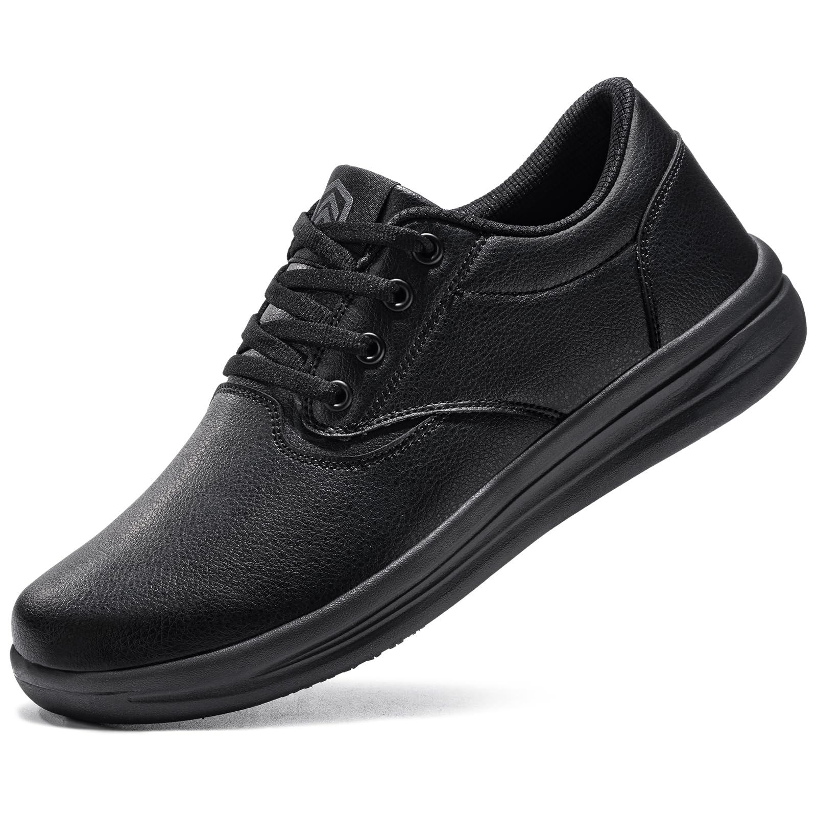 LARNMERN Zapatos de trabajo antideslizantes para hombre, impermeables, para