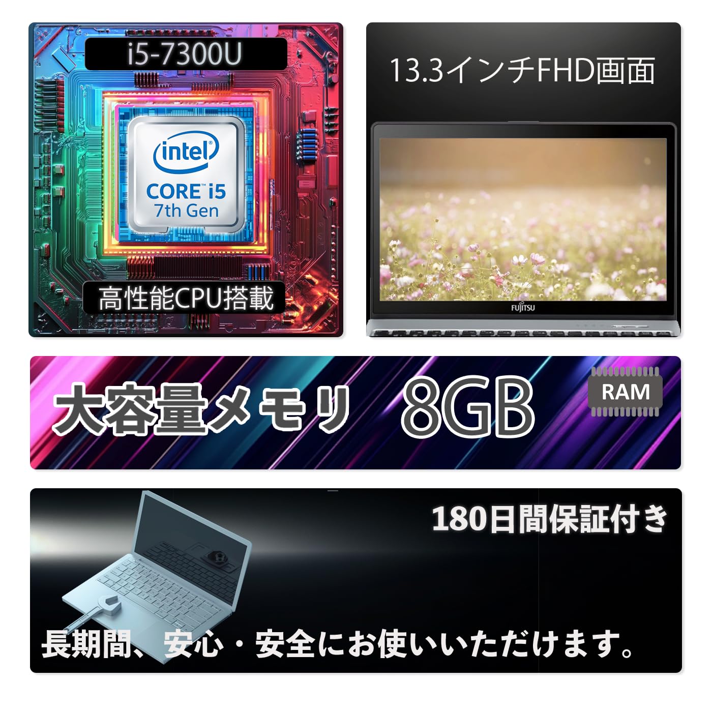 Amazon.co.jp: ノートパソコン 富士通 LIFEBOOK S937 第7世代
