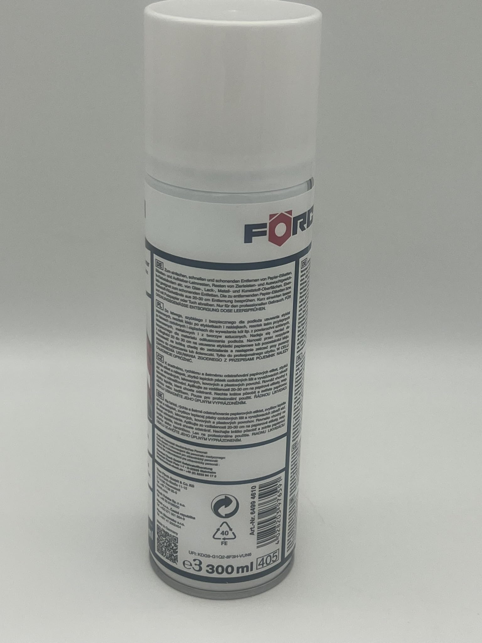 Förch R581 - Rimozione per Etichette, 300 ml