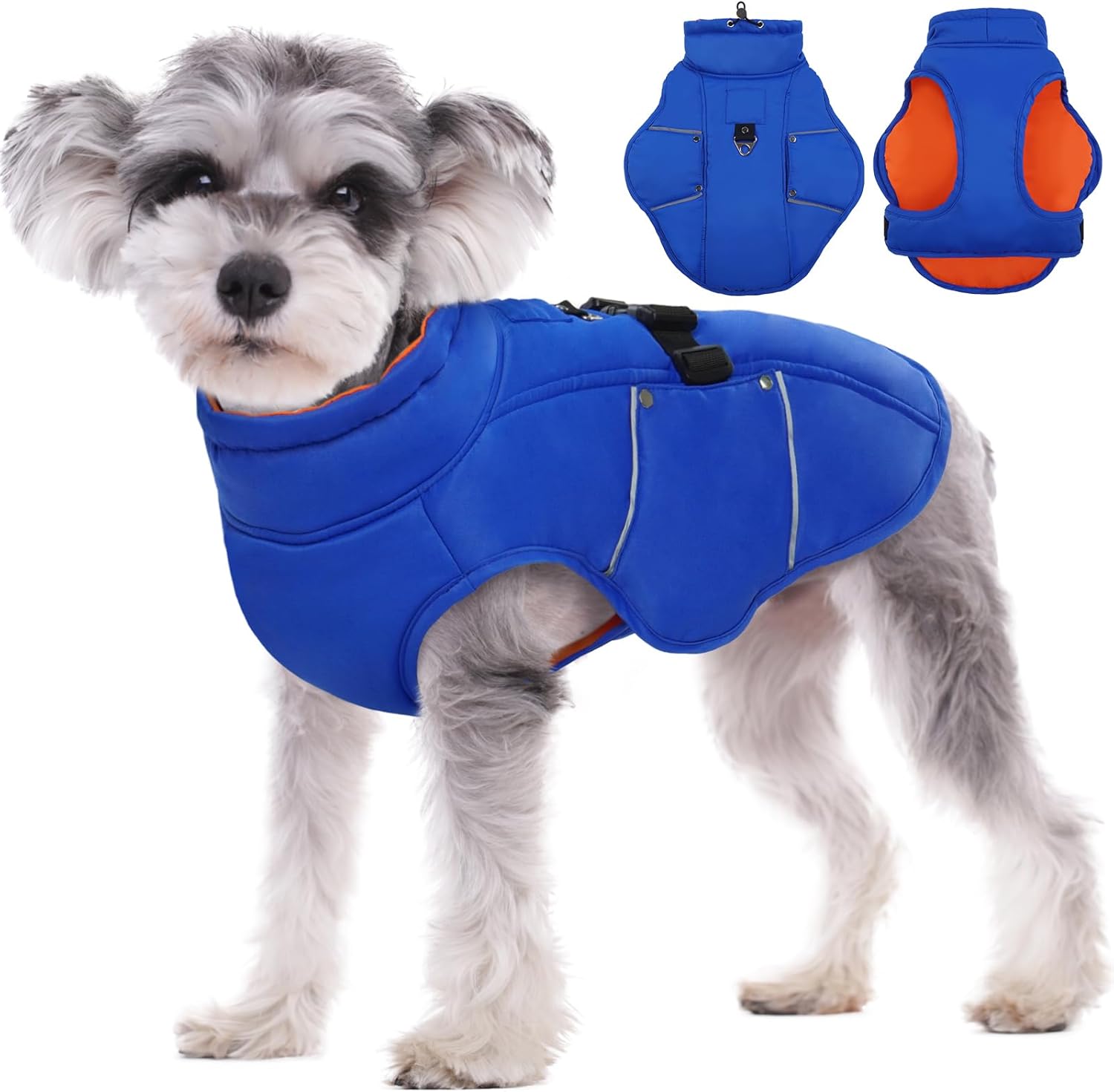 Kuoser Dog Coat Winter Warmth Dog Jacket, Winter Coat Dog Coat for Small Dogs, Outdoor Dog