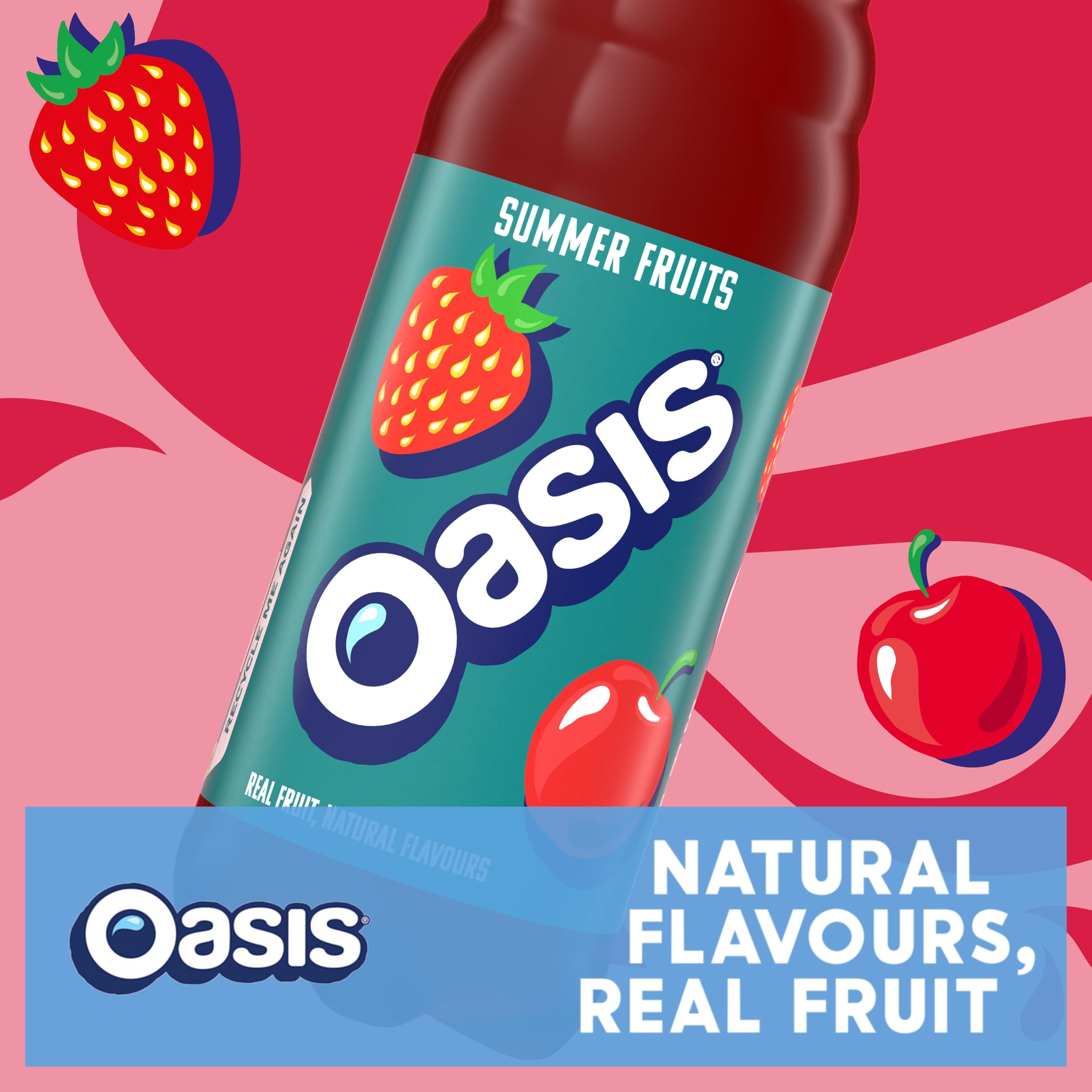 Oasis Jus de fruits d'été 500 ml (paquet de 12)