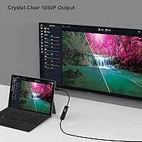 Vista 7 de BENFEI - Cable dorado chapado en oro, convertidor de Mini DisplayPort a HDMI, Mini DP (Thunderbolt) a HDMI, compatible con MacBook Pro, MacBook Air