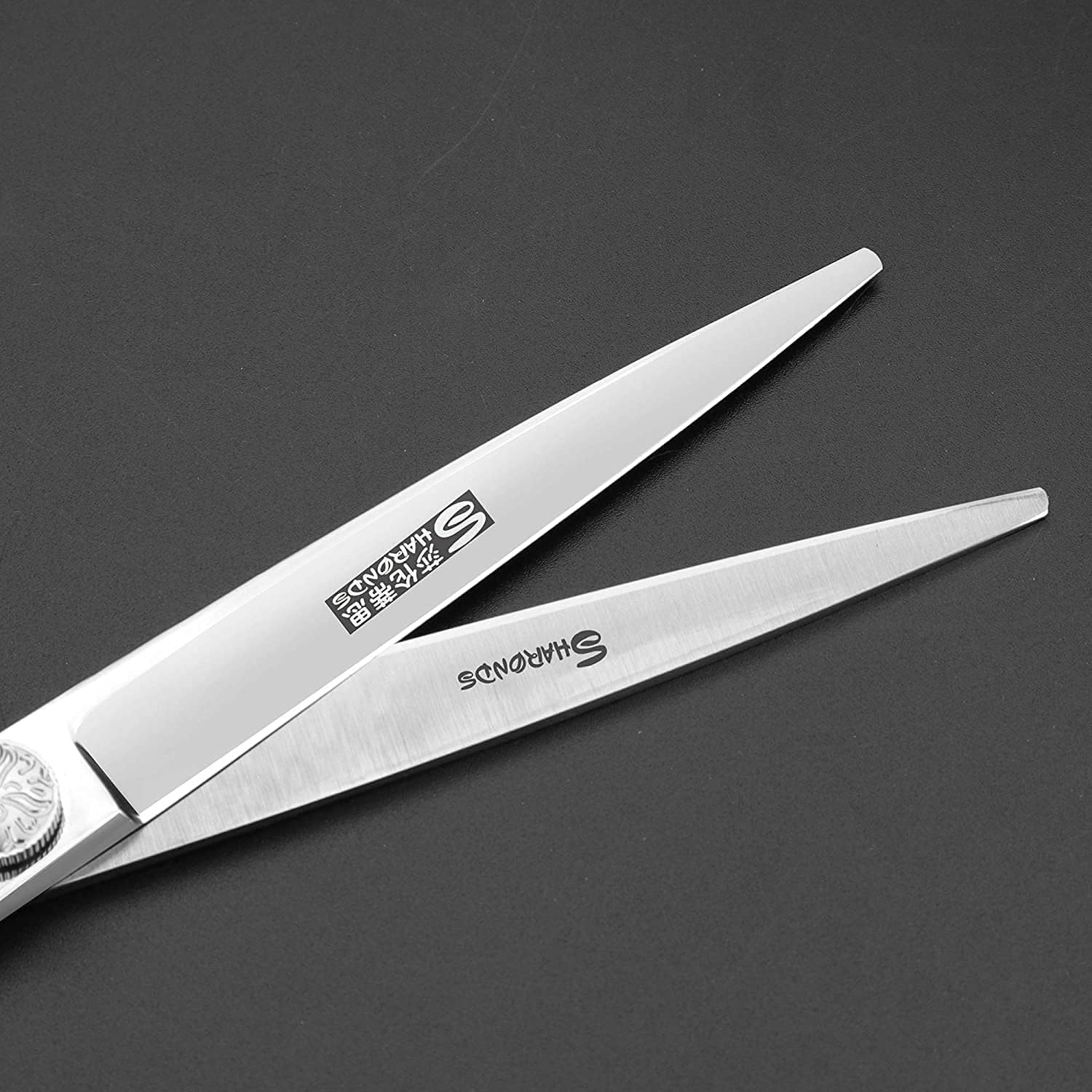6 Zoll japanische friseurschere silberne Schlange texturierte Haar-Shop Friseurschere Friseurschere profi haarscheren set Haarschneider (6-inch 3pc)