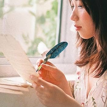 Amazon.com: LALAFINA 1 Set Retro Quill Pen Kit Retro Carving