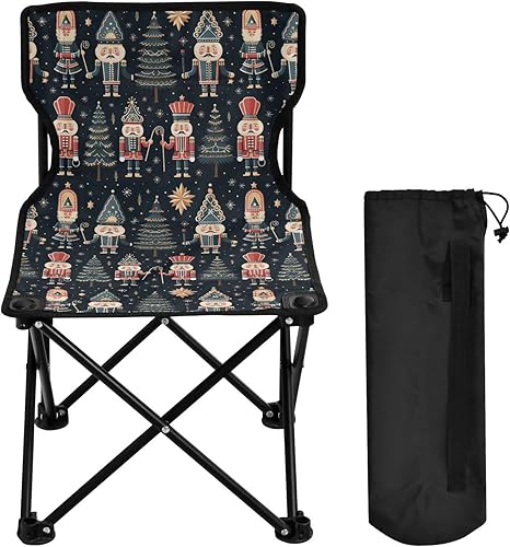 Miniatura 4 de Marioneta plegable al aire libre del cascanueces del árbol de Navidad sillas de camping para adultos silla de camping portátil silla de césped