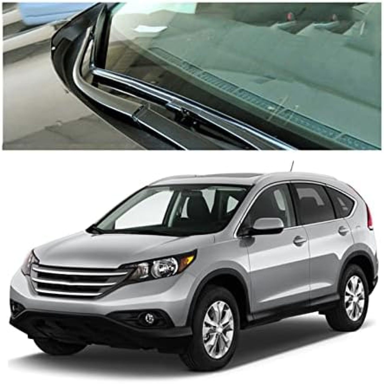 3 Wipers Set for Honda CR-V 2012-2016, Windshield Wiper Blades Original Equipment Replacement Front and Rear- 26/16/13T (Pack of 3) J- HOOK
