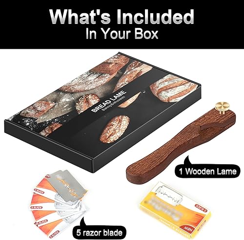 Miniatura 6 de HHZPAEK Herramienta magnética de puntuación de pan cojo, herramienta de puntuación de masa madre, suministros para hornear pan de masa madre,