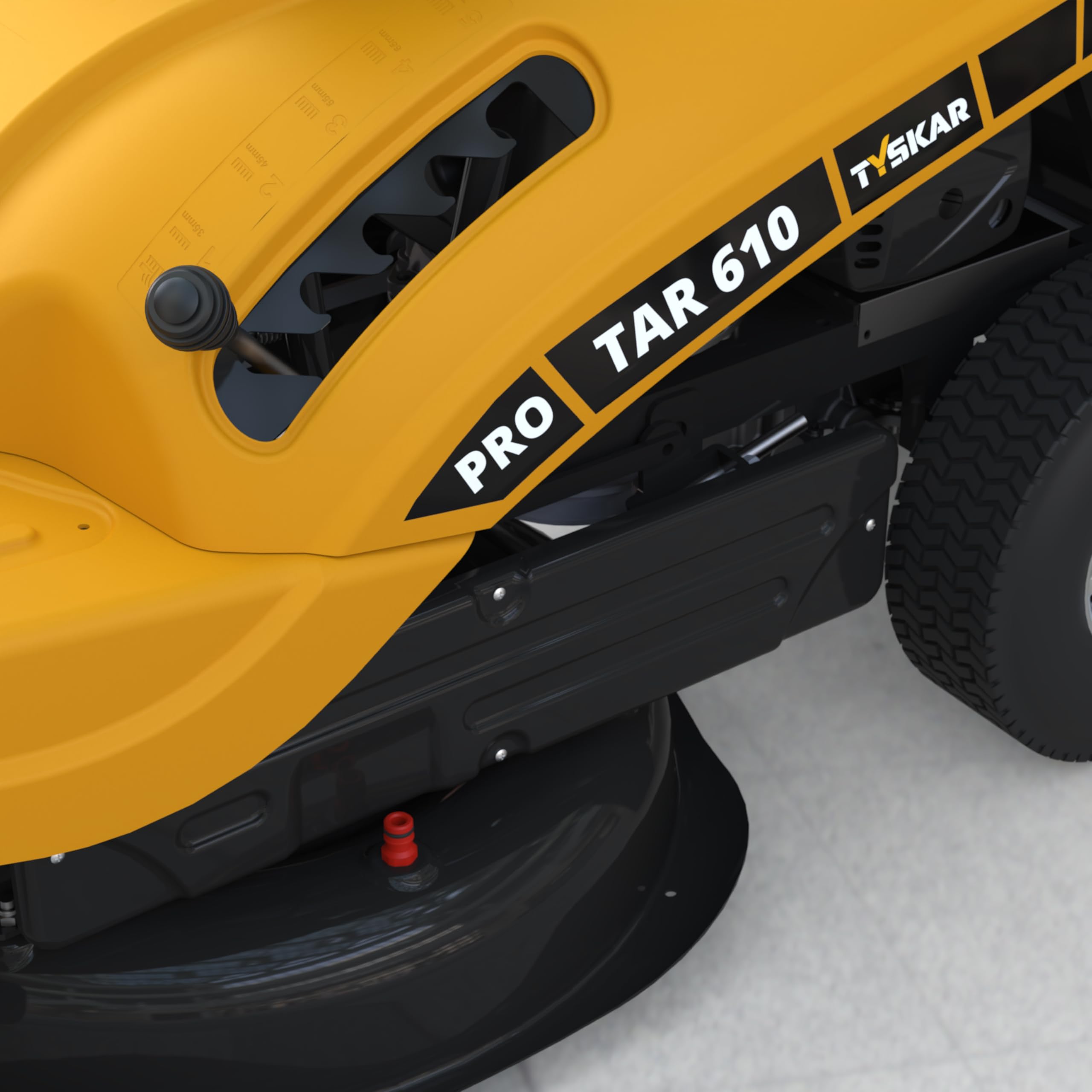 Aufsitzrasenmäher 5IN1 Güde Rasentraktor TAR610PRO 61cm Schnittbreite 6,8 PS 225ccm E-Start +Mulchkit