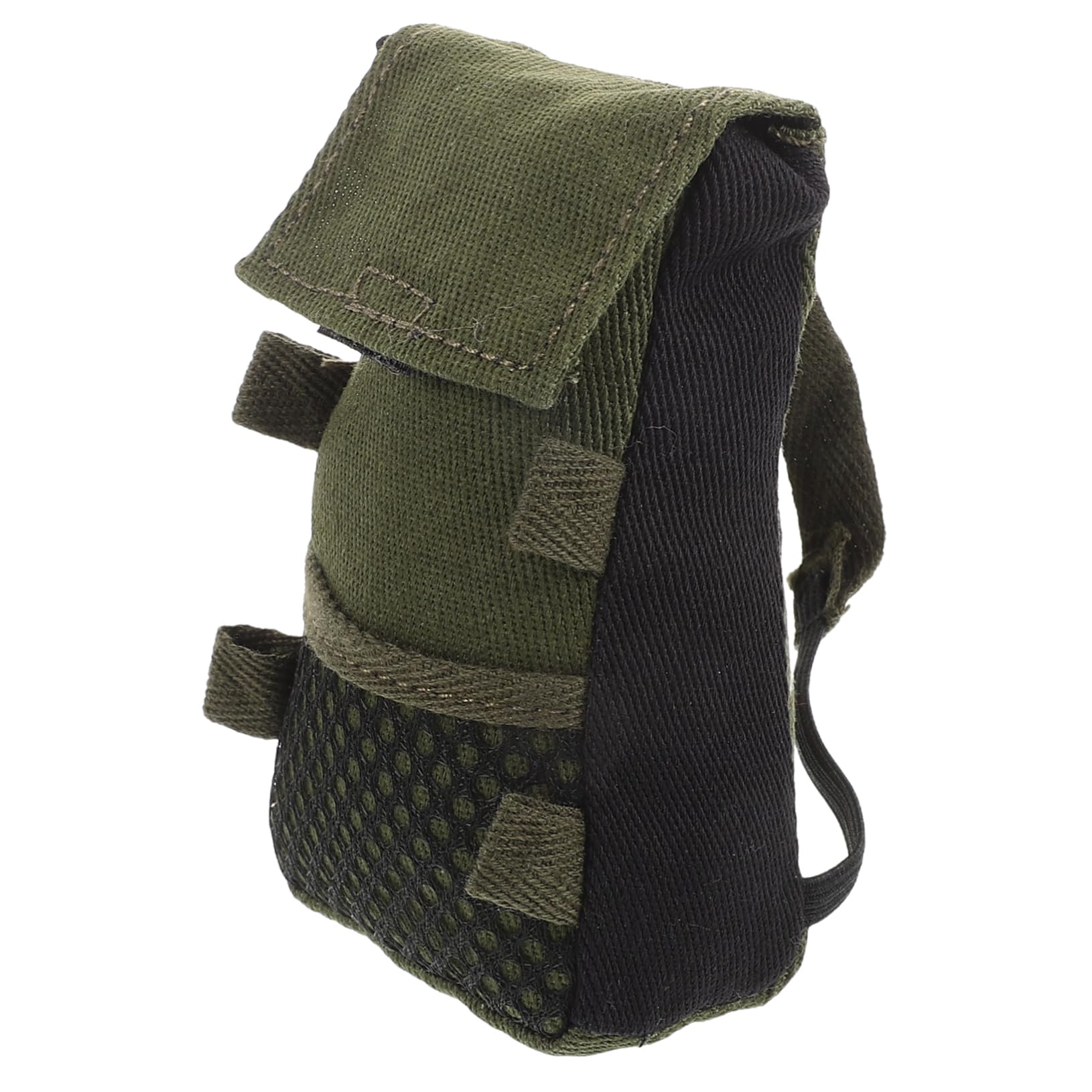 TOYANDONA Miniature Doll Backpack for 12 Inch Dolls Boys Girls 1/6 Scale Soldier Model School Bag with Double Shoulder Straps Pretend Play Accessory for Dollhouse Scenes