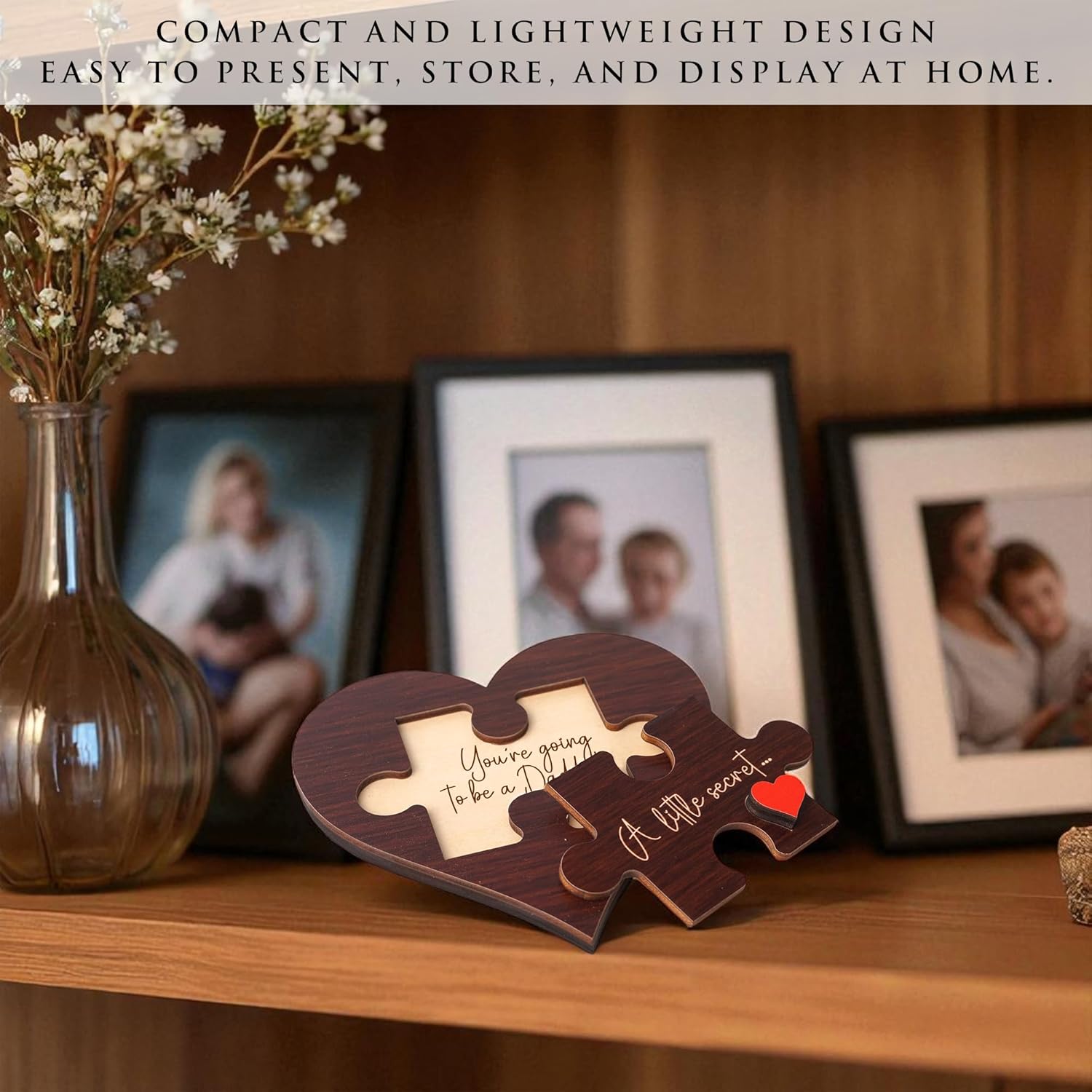 Pregnancy Reveal Keepsake, Pregnancy Announcement for Dad, Daddy, Baby Announcement Sign, Baby Reveal to Husband, Surprise Announcement Gift, First Time Dad Gifts - Image 5