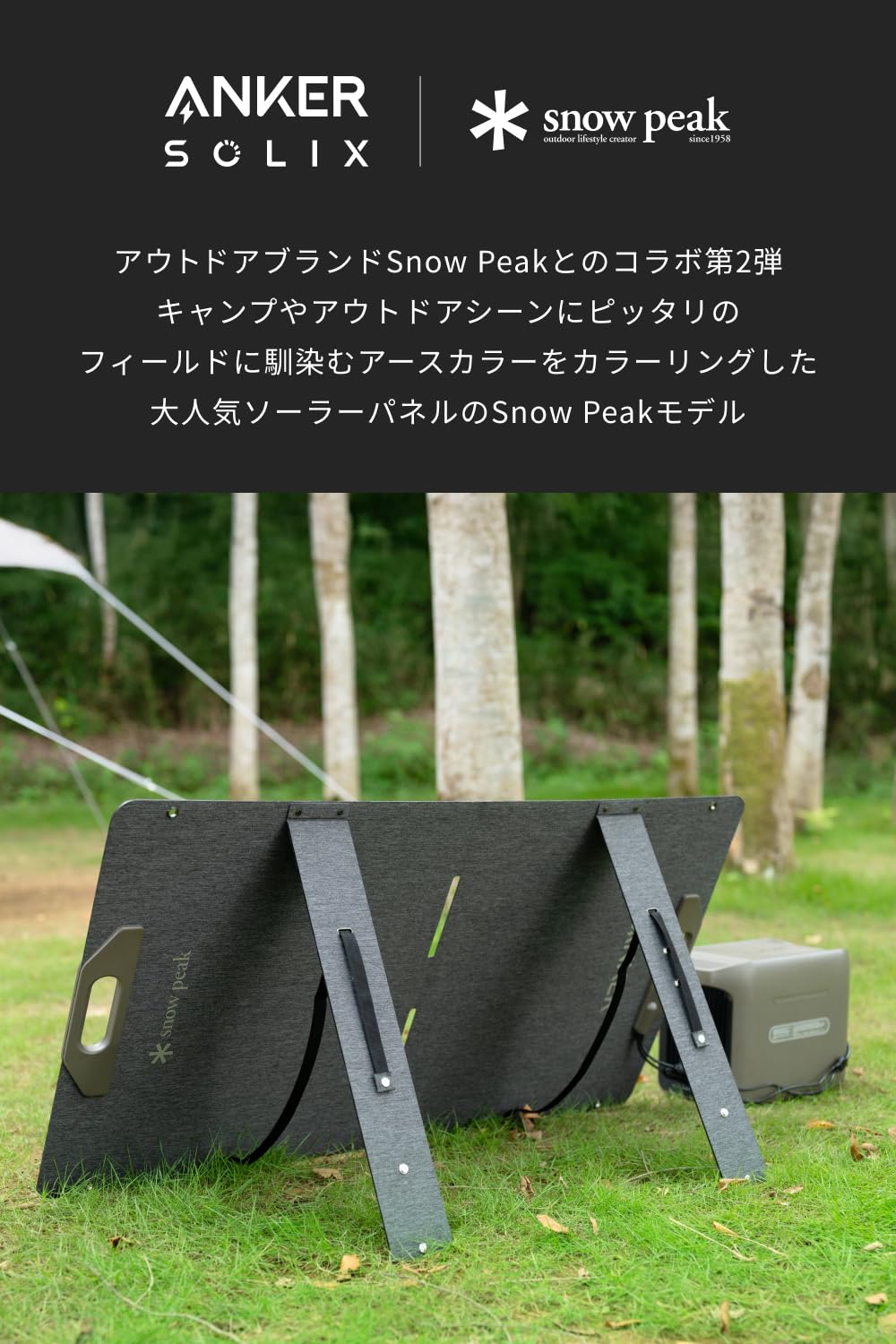 Amazon.co.jp: 𝐀𝐧𝐤𝐞𝐫 𝐒𝐨𝐥𝐢𝐱 𝐏𝐒𝟏𝟎𝟎 Portable Solar