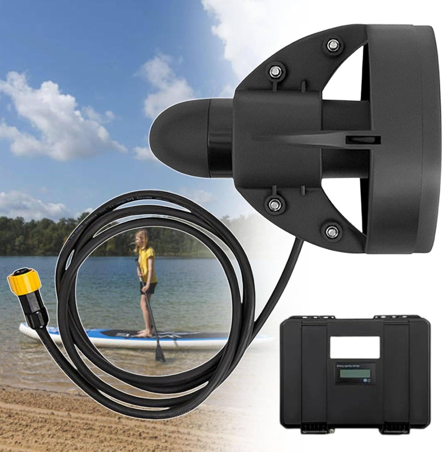 Aleta Surf Eléctrica para Paddle, hasta 5 km/h D180