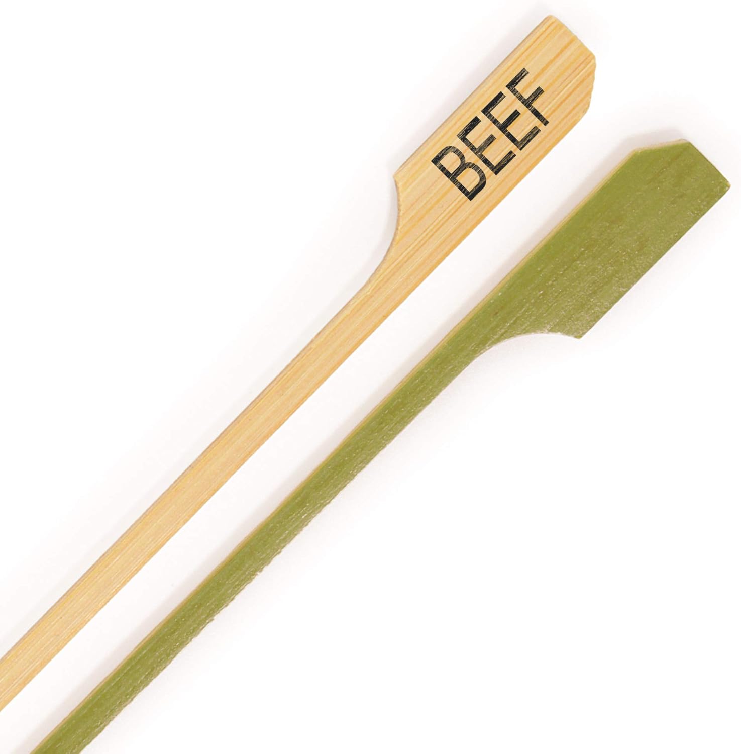 BambooMN - Gluten-Free Marker Bamboo Paddle Skewer Pick - 3.5" (8.9cm) - 1,000 Pieces