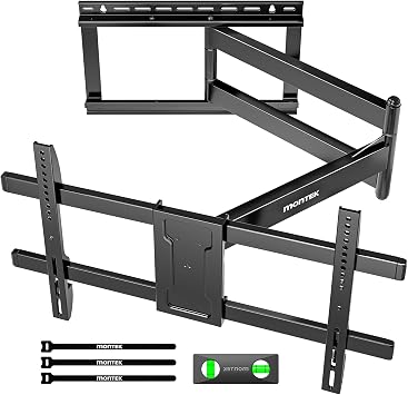 monTEK Long Arm TV Wall Mount for Most 43-80 Inch TVs, Up to 110 lbs
