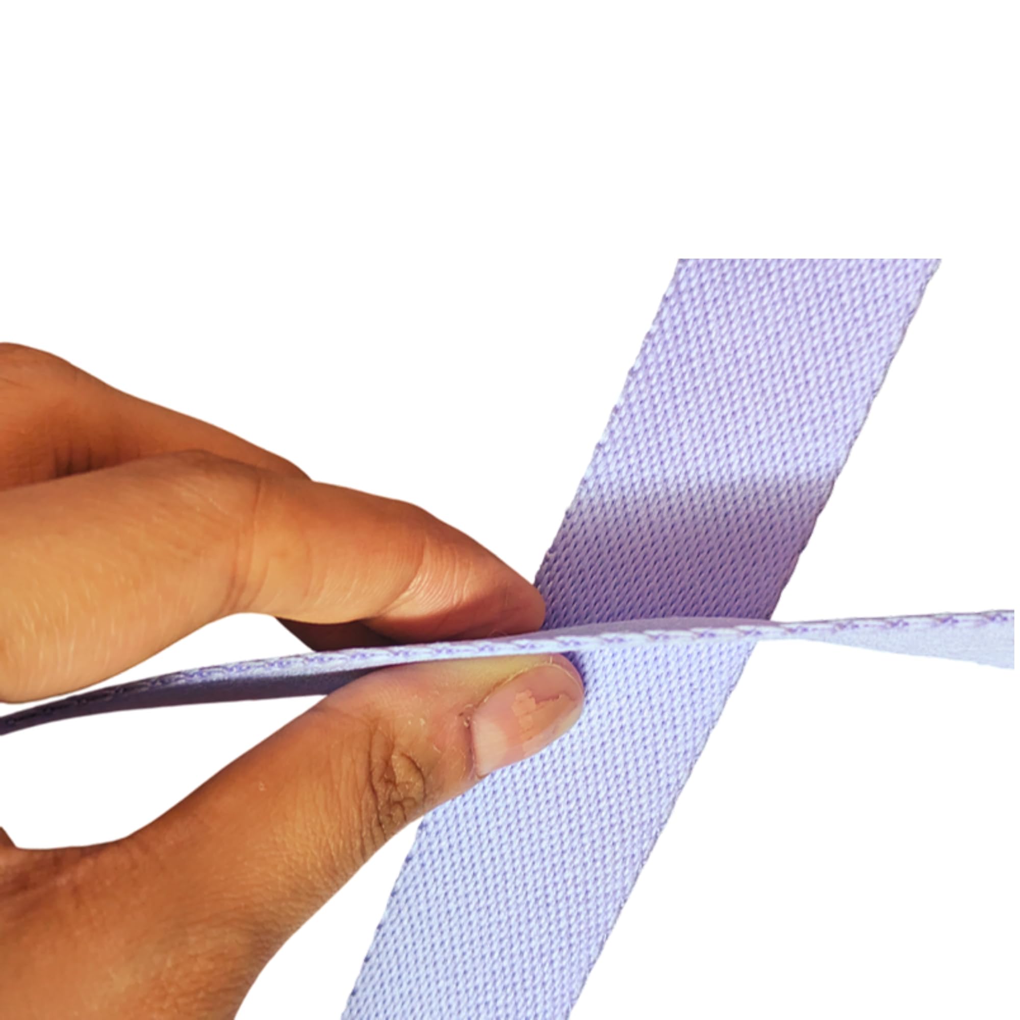 Maverick Straps Lavender 1.5 inch (38mm) Wide Polyester Webbing/Niwar or Flat Strip for Luggage, Collars, Leashes, Diving Gear, Sports Gear, Bag Belt, Hiking, DIY Projects (10 Meter, Lavender) 4