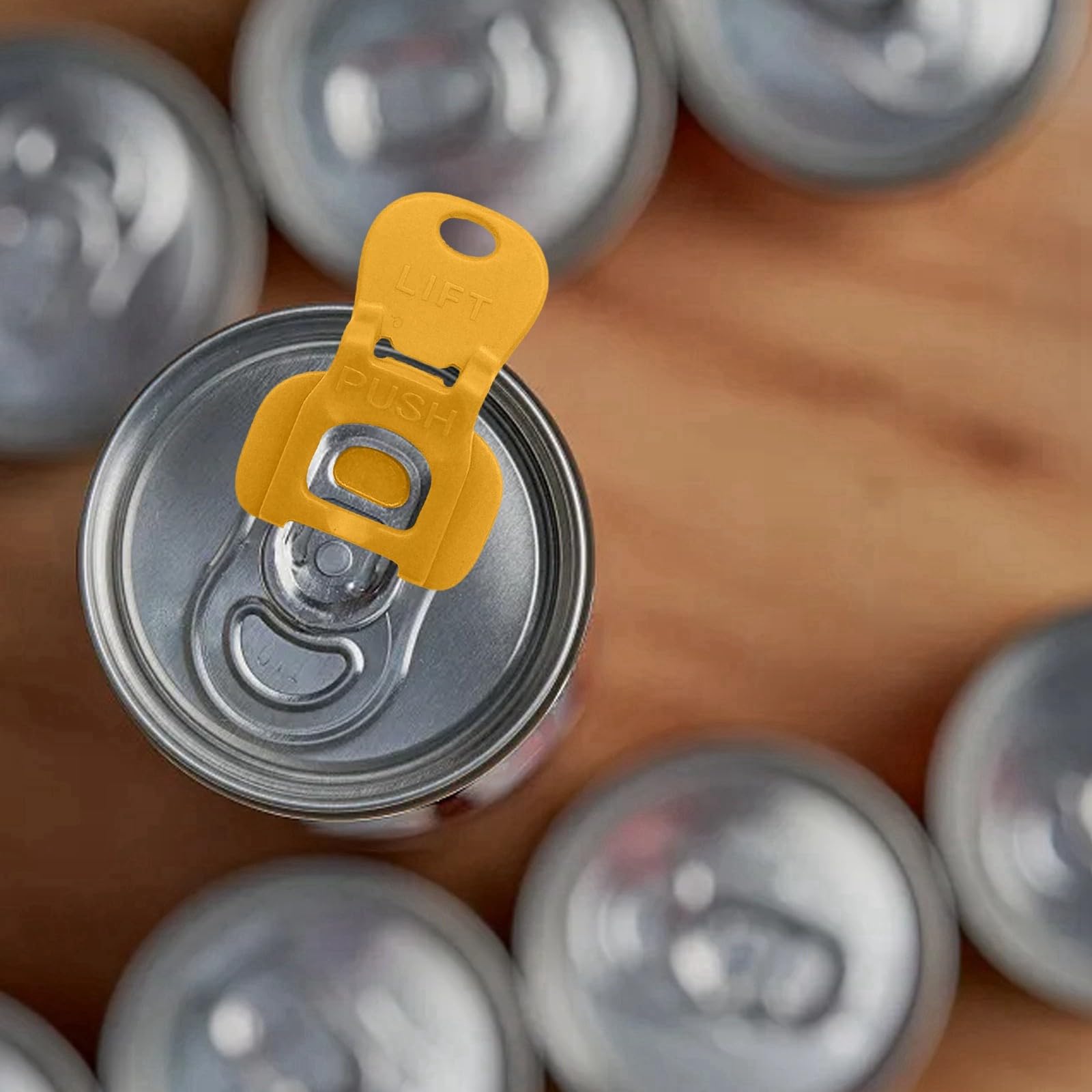Produktbild von 6 Getränkedosen-Verschlüsse Mit Öffner – Wiederverwendbar, Passend Für 250-500ml Dosen, Insektenschützend, Bunte Farben