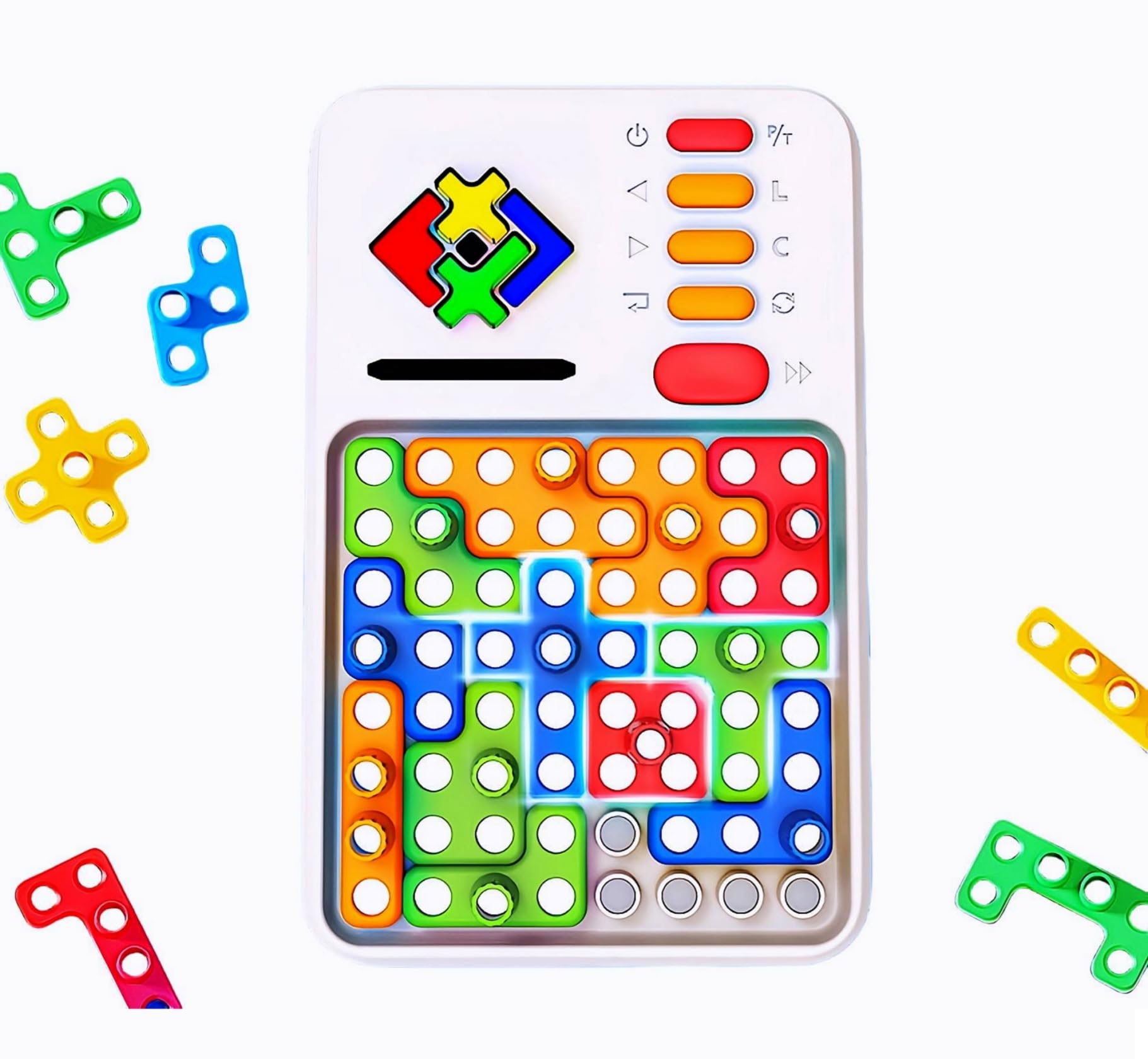 CZT Súper Bloque Consola de Juegos de Rompecabezas 1030 Niveles de Juego Laberinto Pensamiento lógico Máquina de Juegos Juguetes para niños/Adolescentes Regalos para niños/niñas/Estudiantes