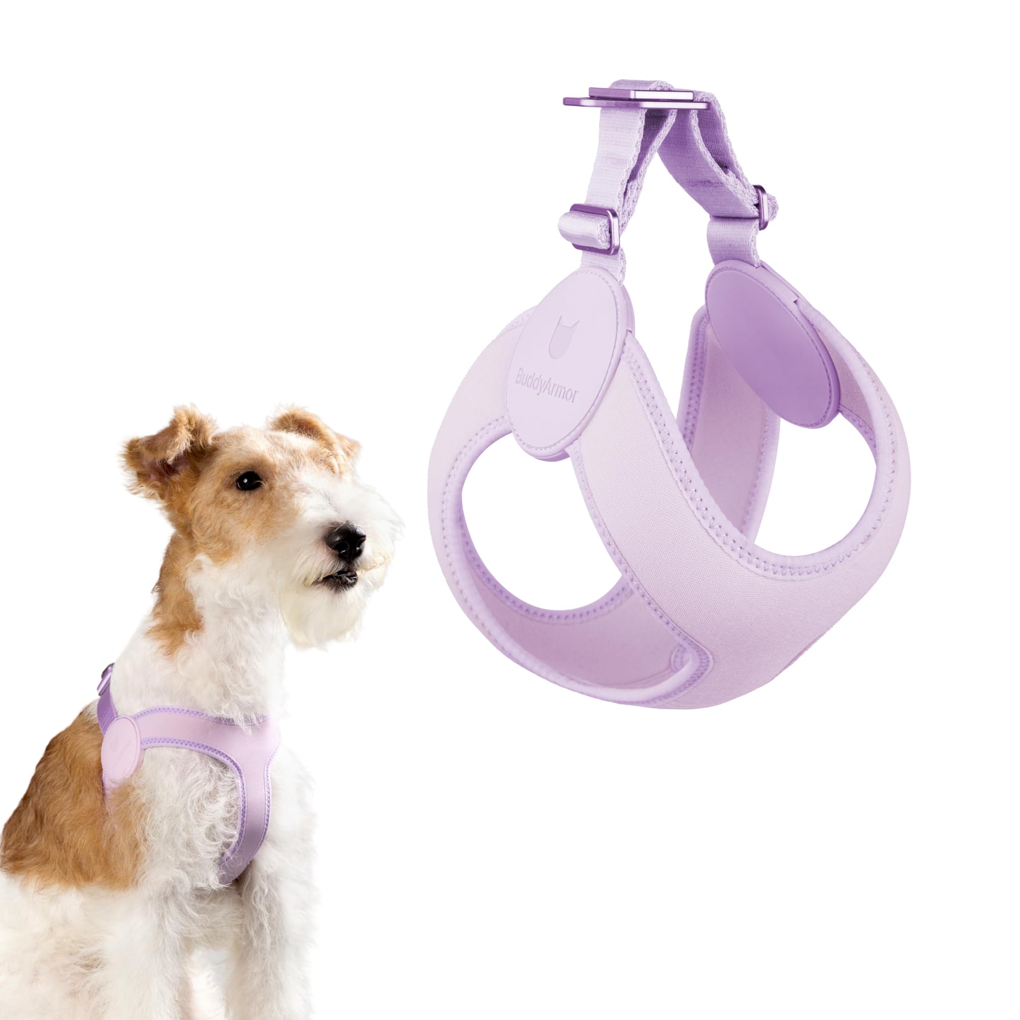 BuddyArmor Ultra Comfortable Dog Harness Adjustable Soft Dog Vest, Alloy Buckle Closure Lightweight Stretchy Puppy Harness Step in for Small Sized