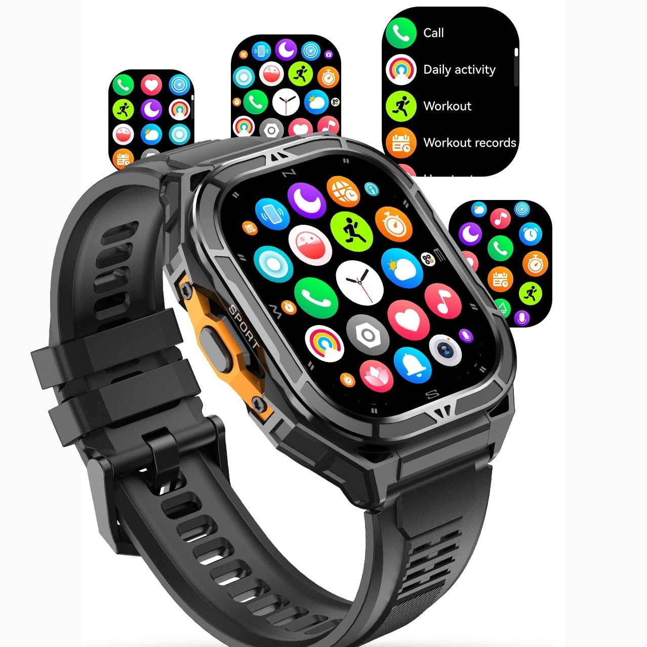 Notkraft TitanX5 Die Unzerstörbare Smartwatch(Silver)