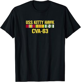 USS Kitty Hawk CVA-63 Vietnam Veteran T-Shirt