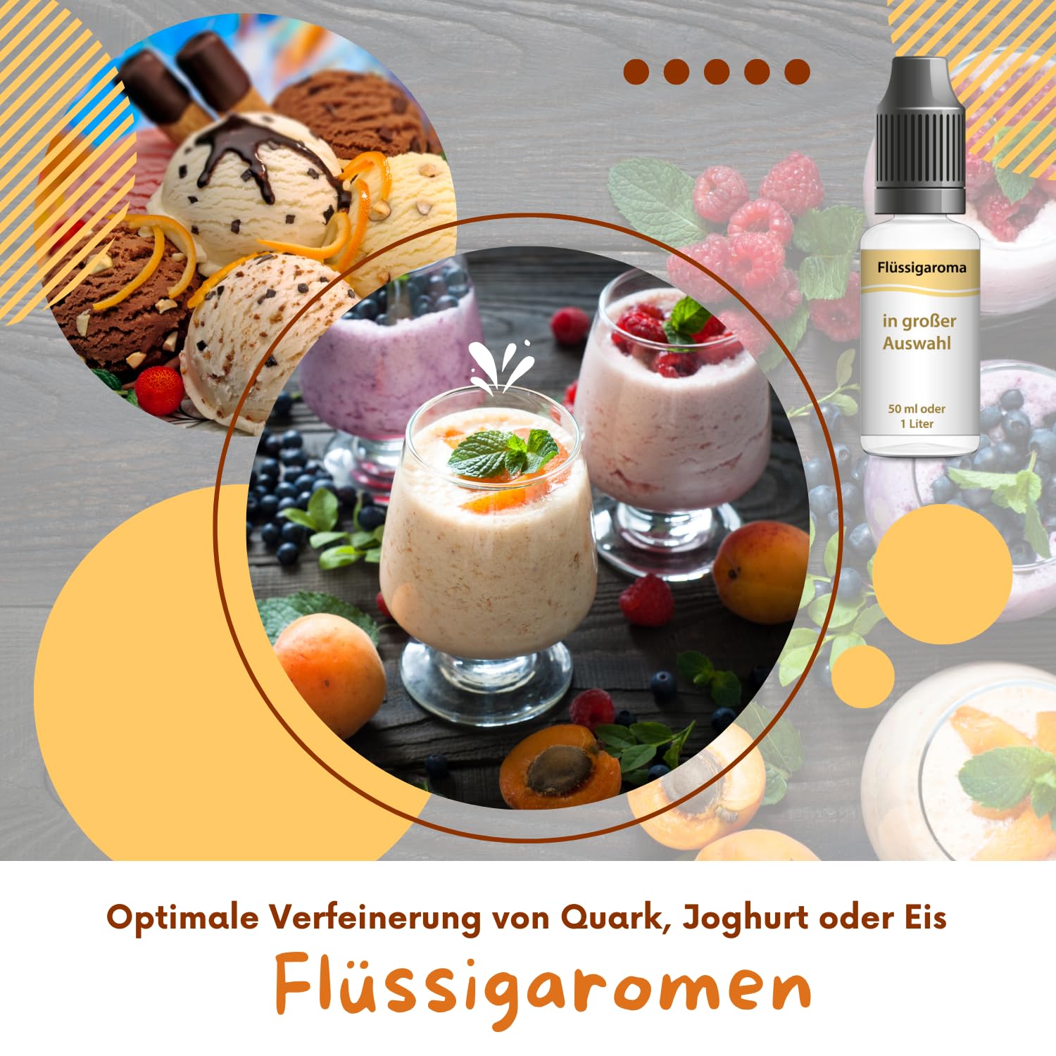 Luxofit Quitten Aroma flüssig, Aromen für Getränke und Lebensmittel, Geschmacksveredelung in der Küche und Gastro, Aromatisieren ohne Allergene, Made in Germany, GMO-Frei (1 L)