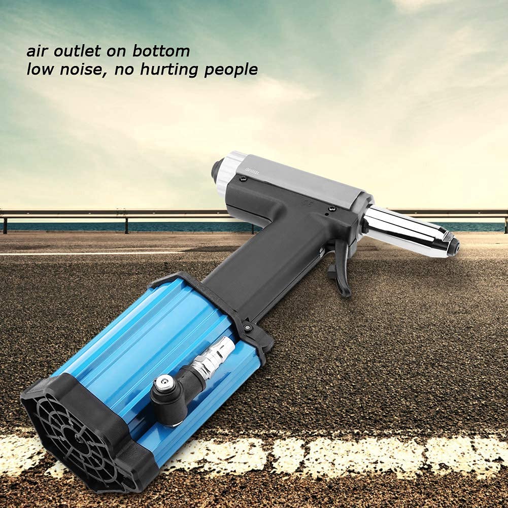 Rivettatrice Pneumatica RZX - Capacità 3/32” To 1/4”, Con 50 Rivetti E Naselli - Foto 5