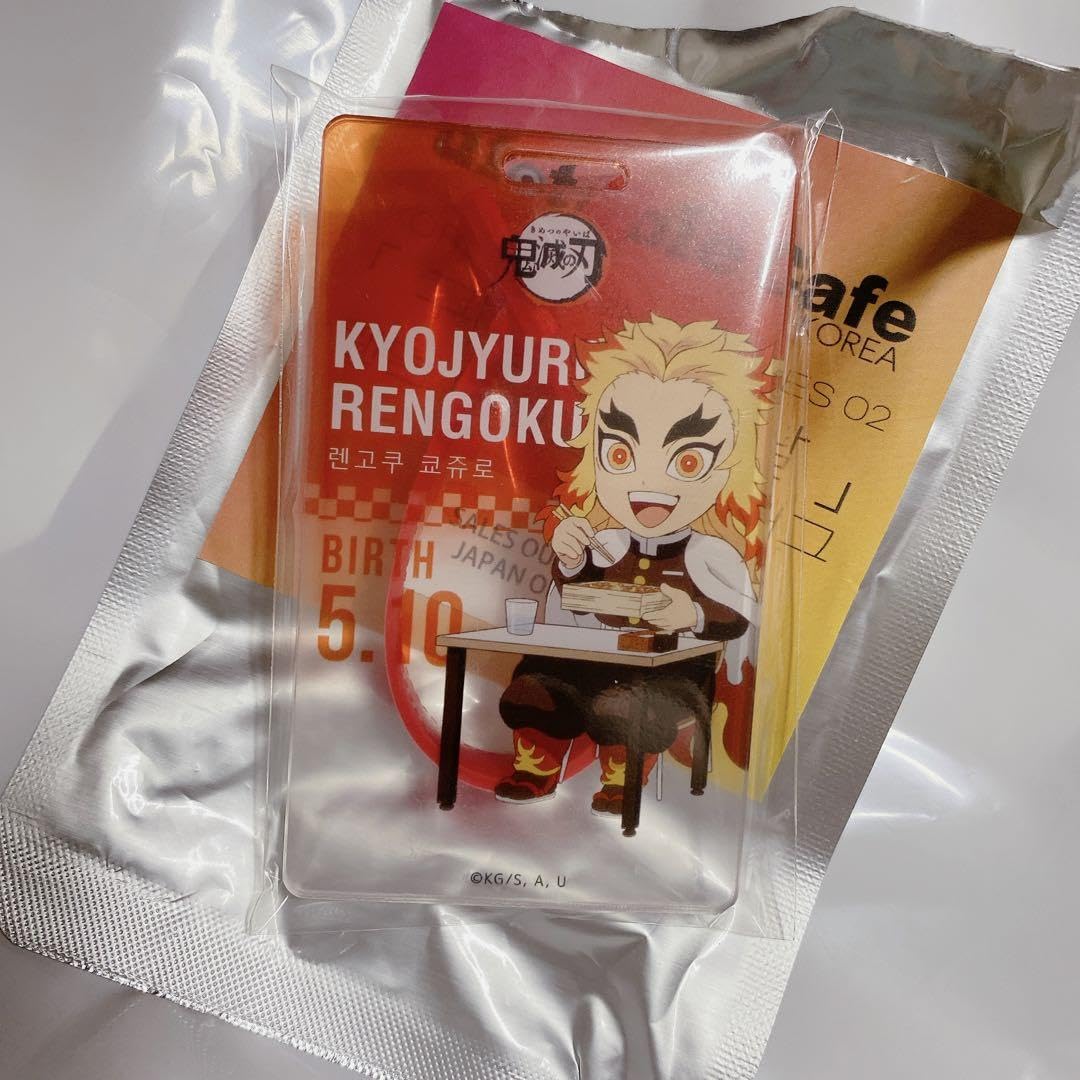 鬼滅の刃 ufotable ネームタグ 韓国 ホロ レア 煉獄杏寿郎 鬼滅の刃 ufotable ネームタグ 韓国 ホロ レア 煉獄杏寿郎