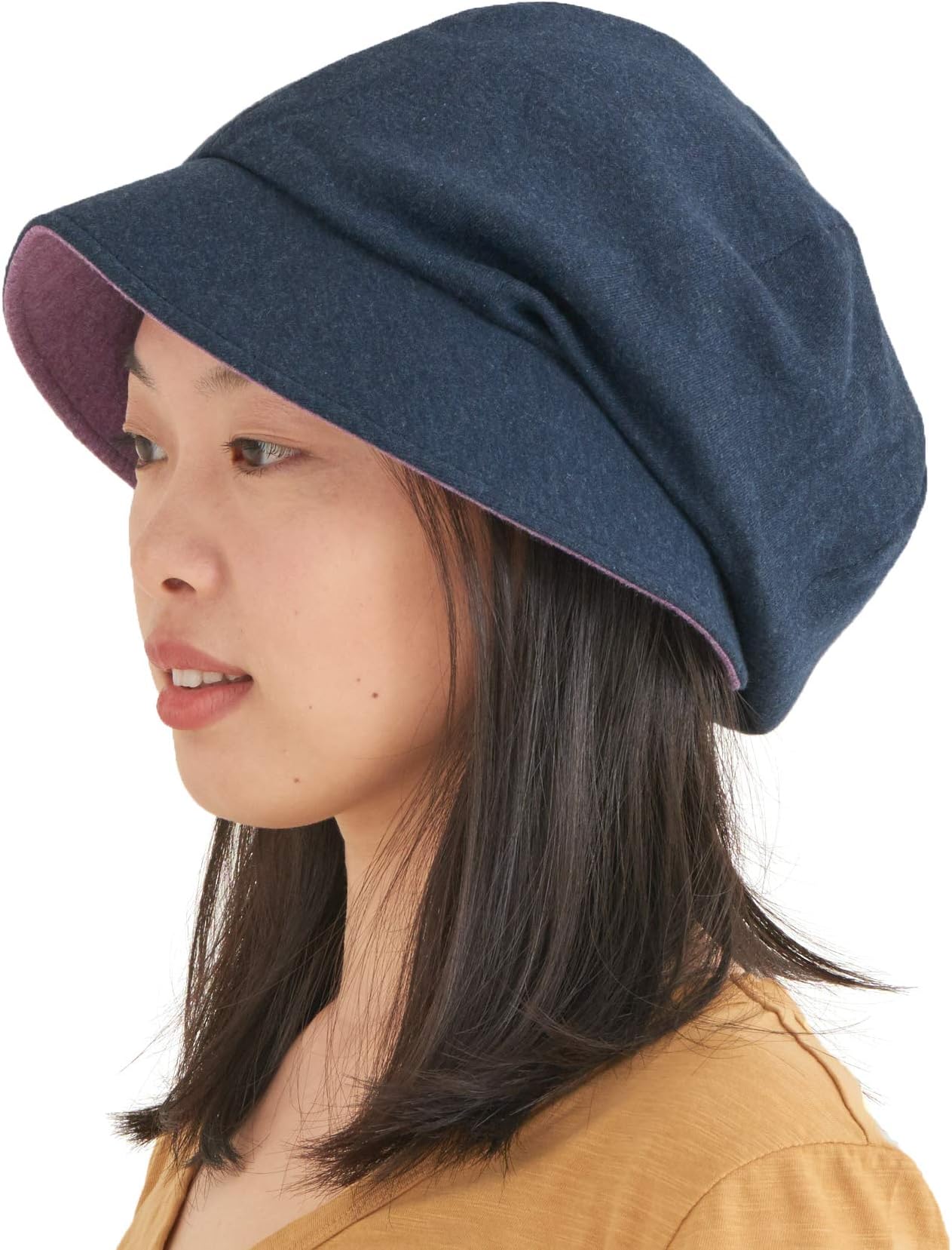 CHARMWomens Organic Sun Hat - Organic Cotton Reversible Japanese Design