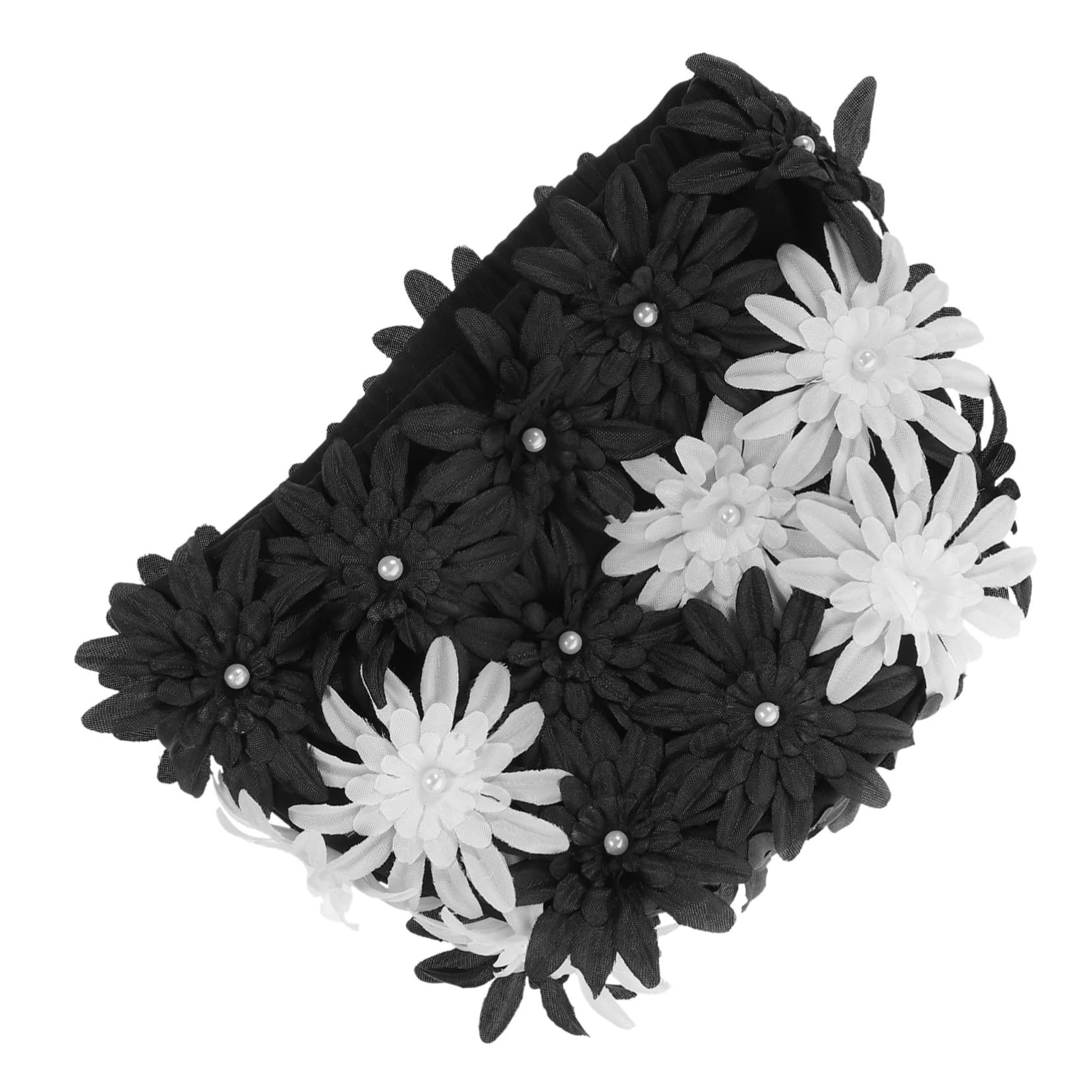 TOYANDONA Bouchon de baignade à Fleurs imperméable Adulte pour nageurs Bonnet de Bain Femme réutilisable Engrener Bouchon de Natation imperméable Bonnet de Bain en Tissu Brocart