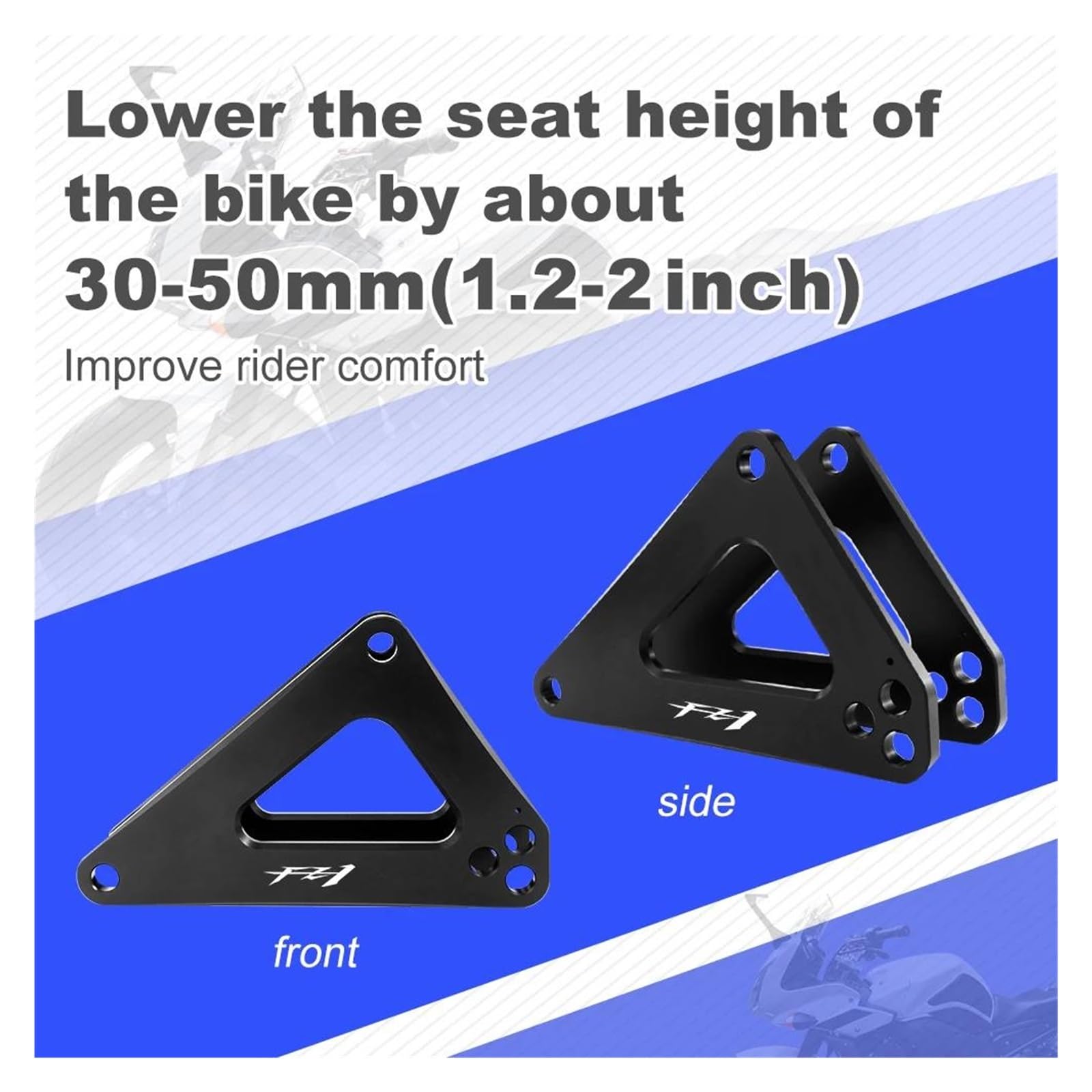 Tieferlegungssatz Für FZ8 FZ 8 2011-2013 FZ1 FZ 1 FZS1 2015 2006-2014 Motorrad Aluminium Hinten Kissen Hebel Drop Link Senkung Verbindungen Kit