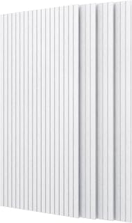 4 Packs Acoustic Panels, 47.2'' x 23.6'' Self-adhesive Sound Proof Panels for Walls, Large Decorative Sound Dampening Panels for Interior Wall Décor, WHite