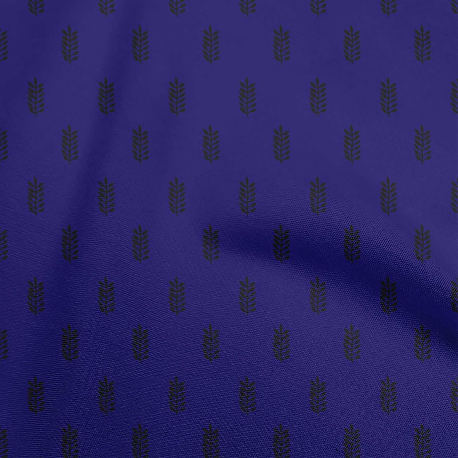 oneOone Cotton Flex Black Fabric Asian Block Fabric for Sewing Printed Craft Fabric By The Yard 40 Inch Wide