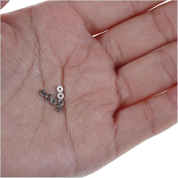 10pcs 681ZZ Miniature Mini Ball Bearings Metal Open Micro Bearing 1x3x1mm